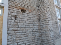 Kultuurikatla paekivist seinte puhastamine