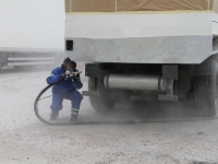 Kütusetsisterni puhastamine soodapritsiga, foto SodaBlastBaltic