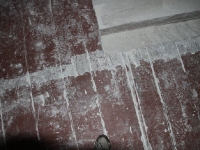 Sangaste lossi laudpõranda puhastamine, foto DSodaBlastBaltic