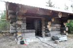 Log house cleaning